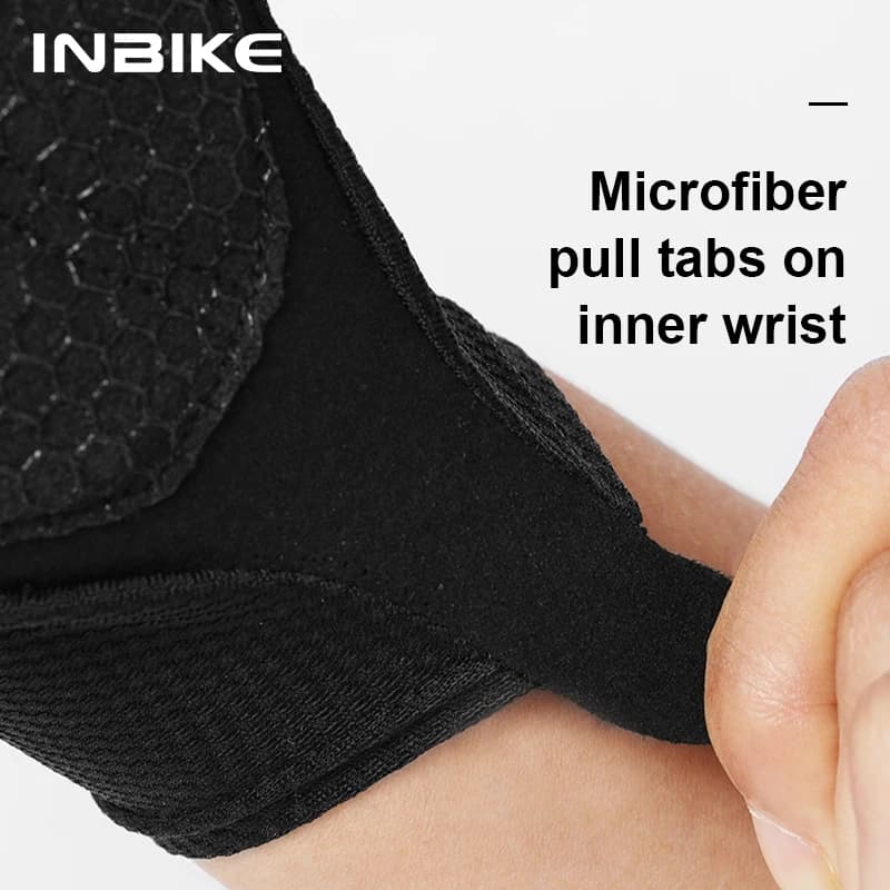 قفازات دراجات INBIKE نصف إصبع، صيفية، للرجال والنساء، امتصاص الصدمات، قفازات دراجات جبلية رياضية، إكسسوارات دراجات - 4