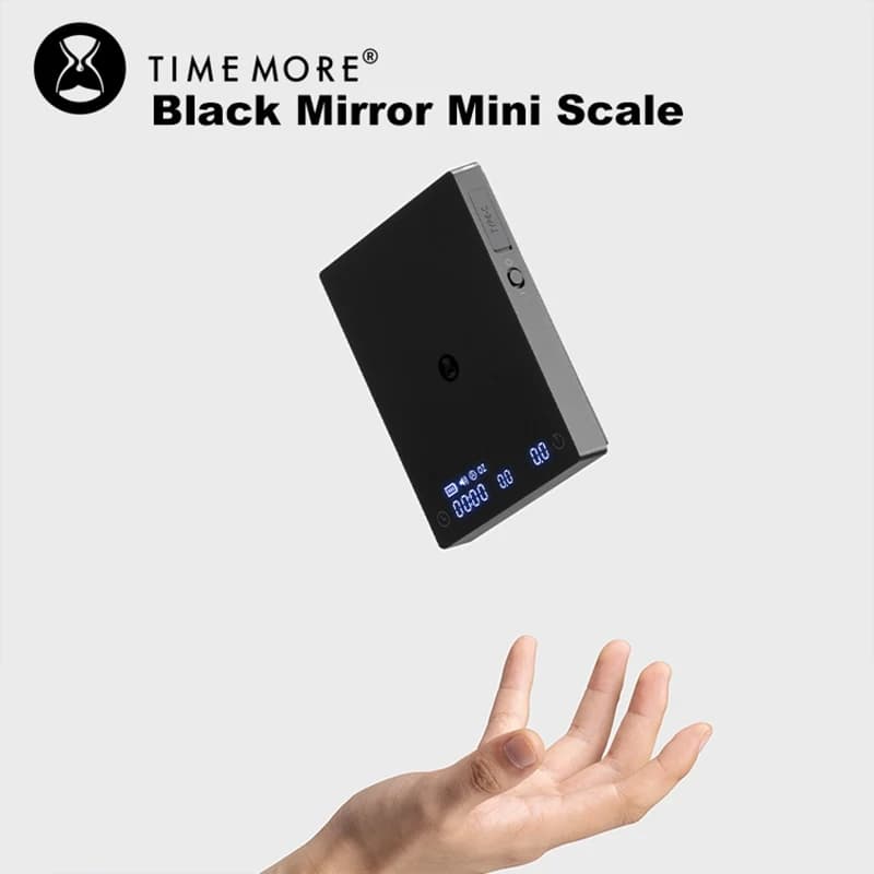 ميزان TIMEMORE بلاك ميرور ميني لصب الإسبريسو مع معدل تدفق التخمير ووسادة عزل حراري، ميزان قهوة إلكتروني - 2