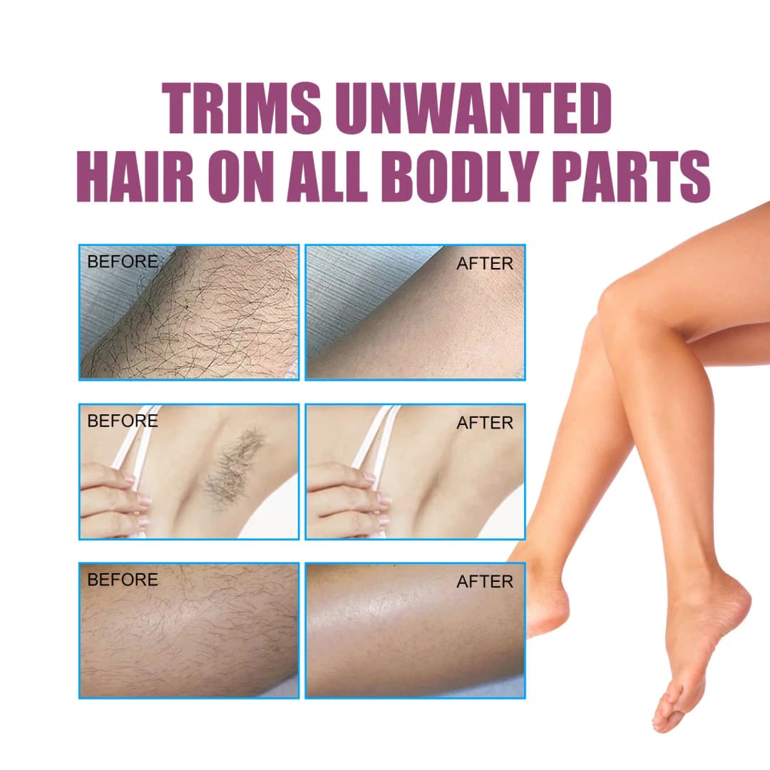 جهاز إزالة شعر الوجه الكهربائي الجديد، مزيل شعر الحواجب والشفة على شكل أحمر شفاه، غير مؤلم للمناطق الحساسة والوجه ومنطقة البكيني، ماكينة حلاقة وتشذيب - 3