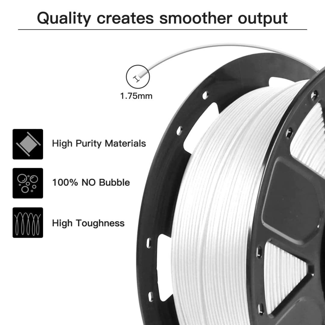 CREALITY  3D 1 كجم 1.75 مم خيط PLA بدون تشابك ترابط قوي دقة أبعاد +/-0.02 مم لـ Ender 3 V2 جميع طابعات FDM ثلاثية الأبعاد - 3