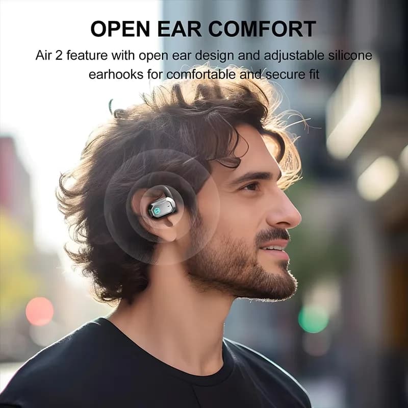 سماعات Edifier Air 2 بلوتوث لاسلكية سماعات أذن مفتوحة سماعات ألعاب HECATE وضع ألعاب منخفض الكمون بلوتوث 5.3 - 3