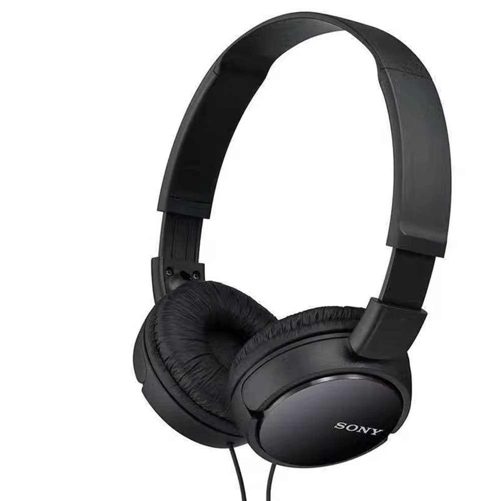 سماعات رأس سوني MDR-ZX110AP الأصلية، سلكية، صوت ستيريو، مقبس 3.5 ملم، قابلة للطي، مع ميكروفون مدمج - 5