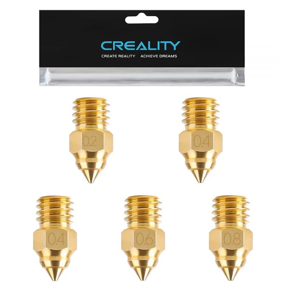 فوهات Creality الأصلية CR-6 SE/Ender 3 S1 من النحاس لفوهات البثق الساخن لطابعات Ender 3 S1 Pro/S1 Plus/V2 Neo/Neo ثلاثية الأبعاد