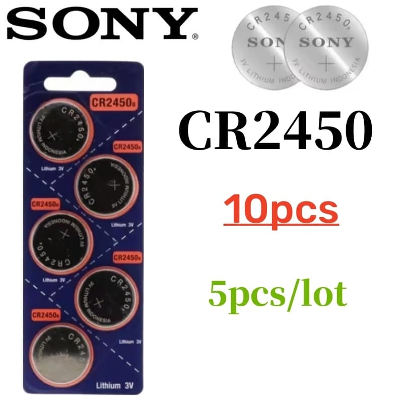 10Pcs Original Sony CR2450 CR2430 CR2032 CR2025 CR1632 CR1616 CR1620 CR1220 cr1220 cr2032 cr2025 cr2430 Battery cr 2032 batteria - 2