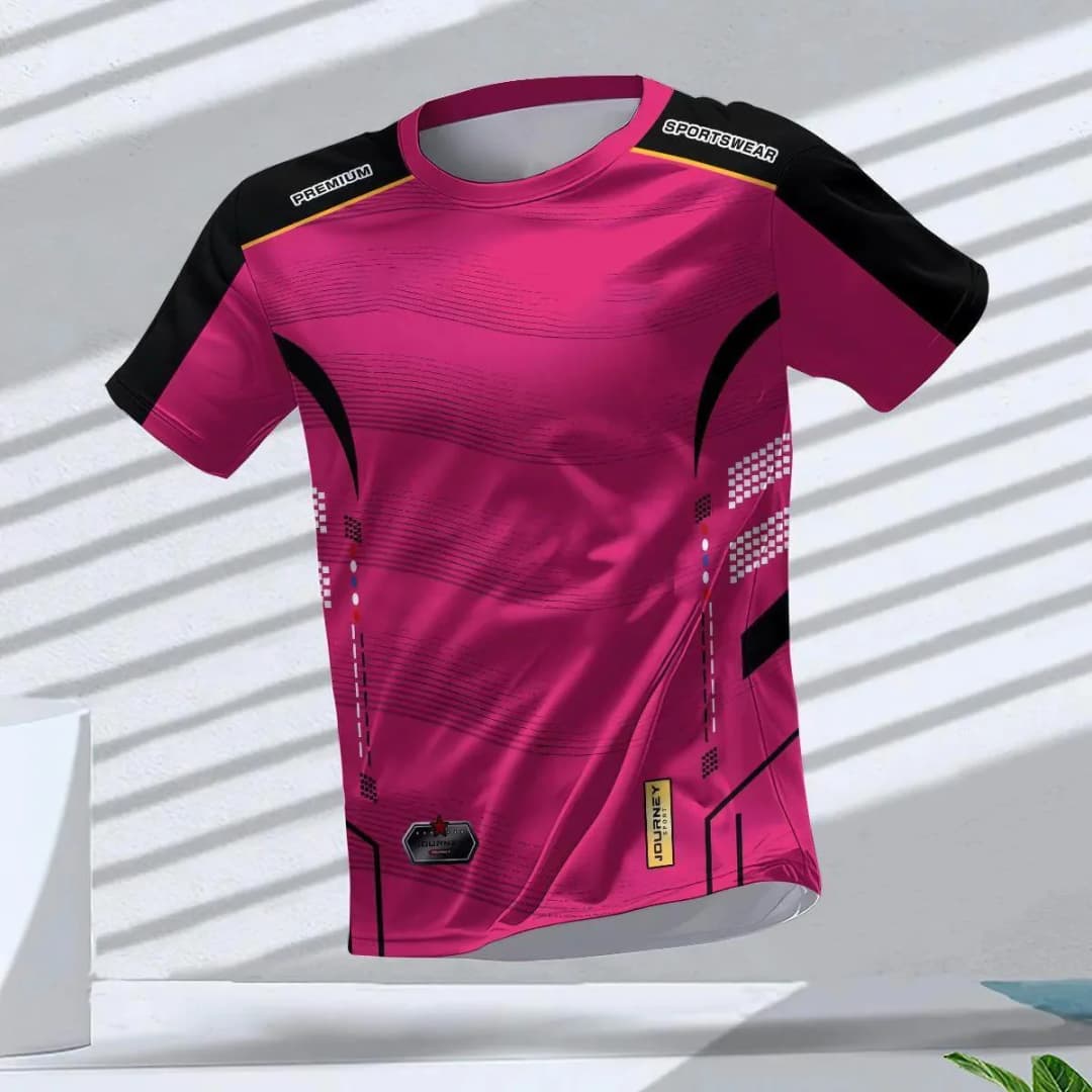 Men's T-shirts Sport Running T-shirt Men Quick-drying Breathable Short Sleeve Round Neck Gym top Outdoor Workout Men Clothing - 4