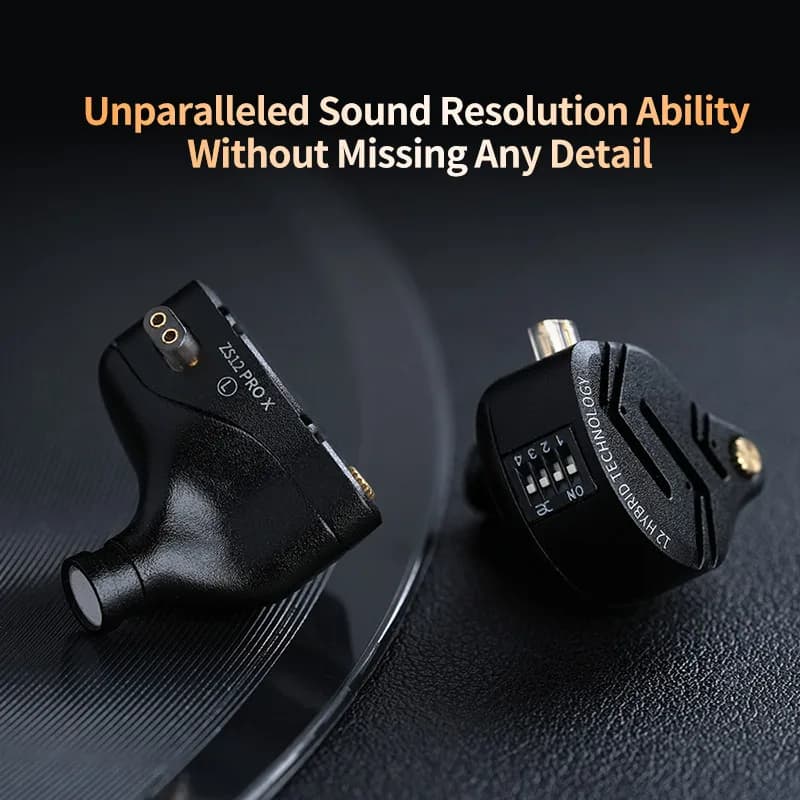 سماعات KZ ZS12 PRO X معدنية 1DD+5BA هاي فاي هجين باس داخل الأذن مراقب سماعات موسيقى رياضية عزل الضوضاء سماعة وصول جديد - 3