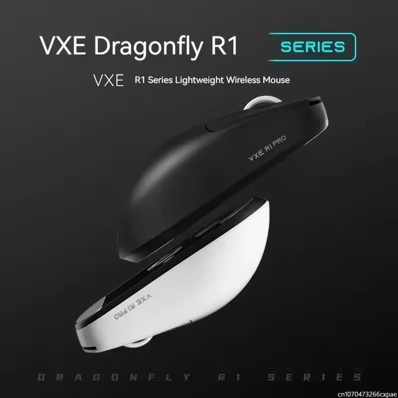 ATK VXE Dragonfly R1 ماوس ألعاب رياضي إلكتروني، عمر بطارية طويل، Paw3395، ماوس بلوتوث خفيف الوزن، مريح، ثلاثي الأوضاع - 2