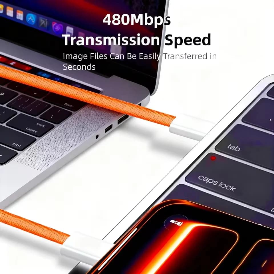 3PCS USB C Cable to USB C 240W Fast Charging Charger Cable Supports Fast Charging For iPhone 17 16 15 Samsung Huawei Xiaomi Etc - 4