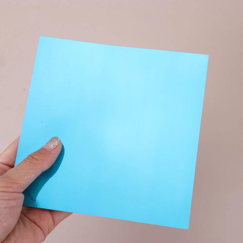 5PCS DIY Self-adhesive Mirror Ultra-thin Full-body Soft Mirror Bathroom Bedroom Beauty Decoration Acrylic Mirror Sticker 15*15cm - 5