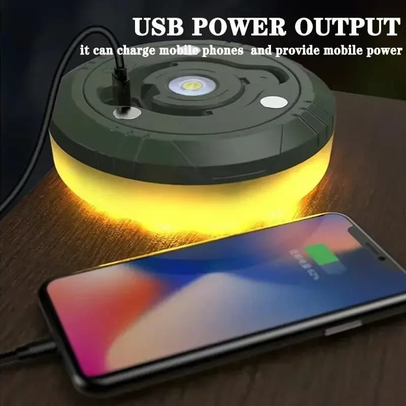 Waterproof LED Camping Lamp Strip Atmosphere 10M Length Recyclable Light Belt Outdoor Garden Decoration Lamp for Tent Room - 4