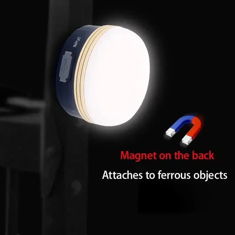 LED Lantern Portable Camping Light 3 Lighting Modes Camplights Hanging Outdoor Tent Home Emergency Lamp with Magnet - 2