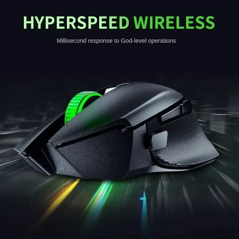 ماوس ألعاب لاسلكي قابل للتخصيص Razer Basilisk V3 X إضاءة RGB (2.4 جيجاهرتز) وبلوتوث مستشعر بصري 18000 نقطة في البوصة - 4