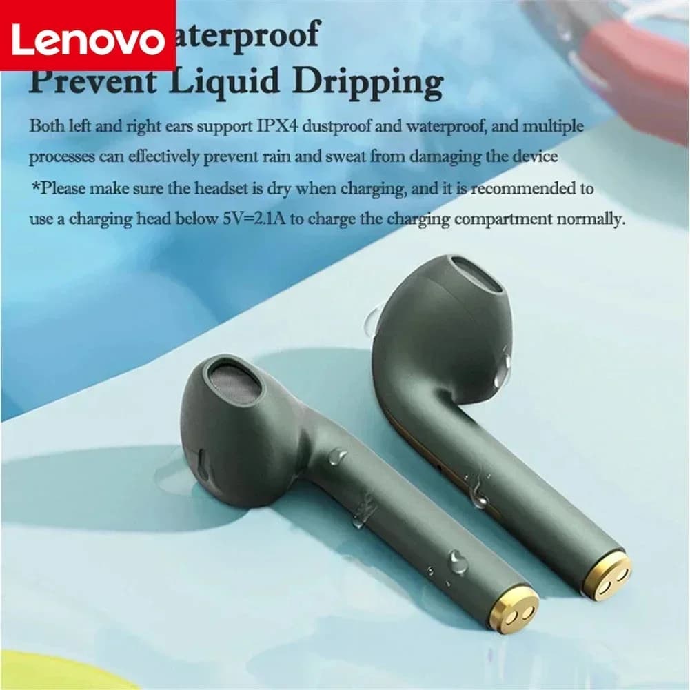 Lenovo Original J18 Wireless Earphones In Ear Bluetooth Ture Sport Headphones Stereo Game Waterproof Headset With Microphone - 5