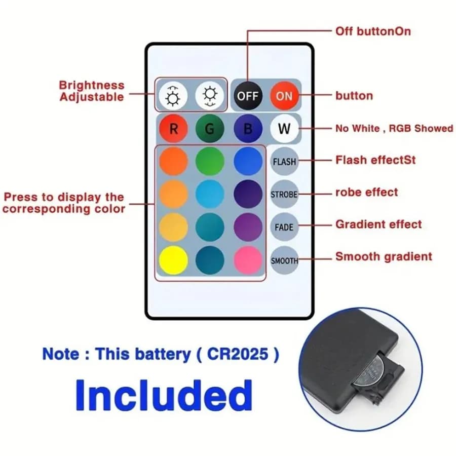 شريط إضاءة LED ذكي يدعم التطبيق والتحكم عن بعد، مع ميزات تغيير الألوان RGB، يمكن مزامنته مع الموسيقى لغرف الحفلات والديكور - 4