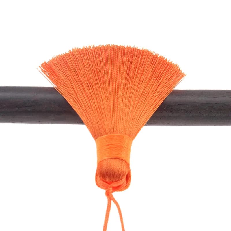 2Pcs Tassel Chinese Knot Vertical Ice Silk Tassel Pendant 5cm Earrings Clothing Decoration DIY Crafts Gift Handmade Accessories - 4