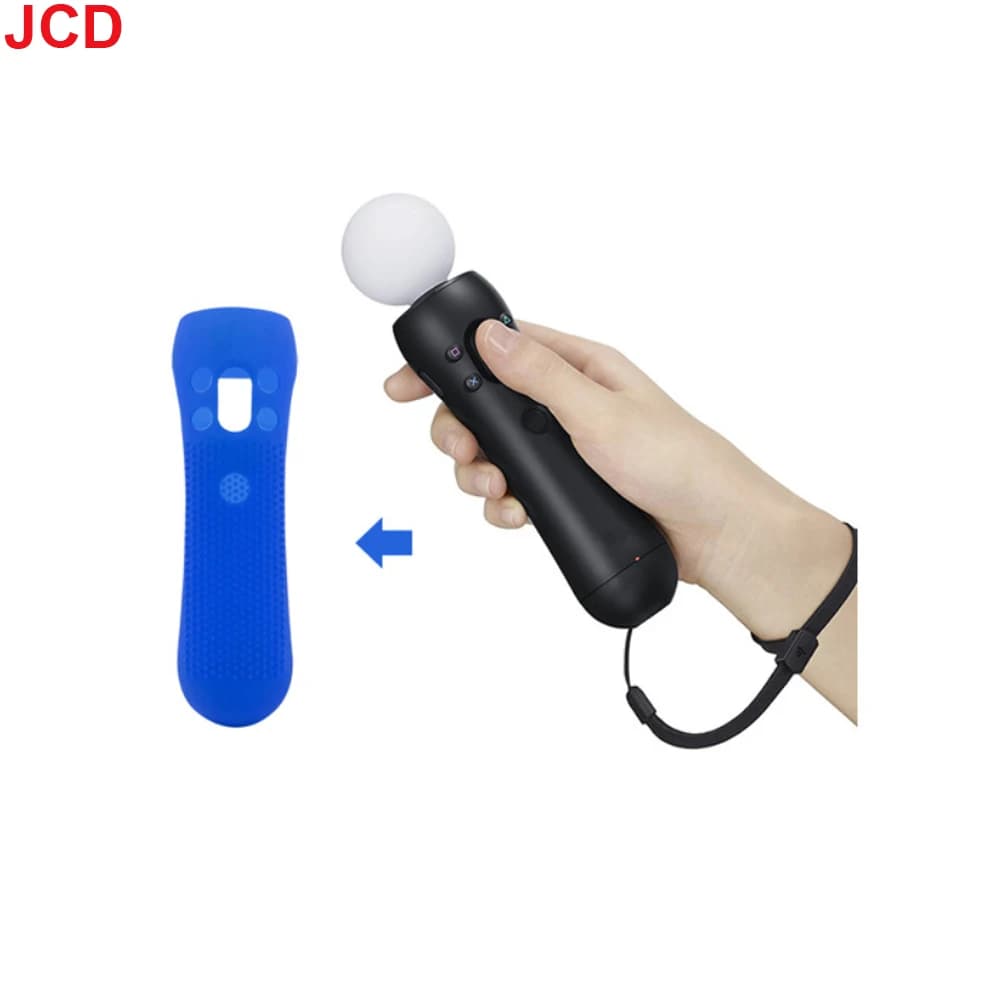 حافظة حماية من السيليكون المضاد للانزلاق، غطاء وحدة تحكم PS4 VR، غطاء تحكم PS4، JCD PS VR - 2