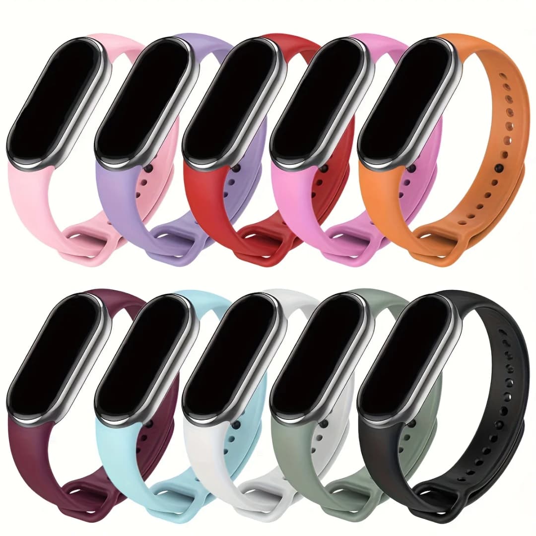 New Silicone Strap for Xiaomi Mi Band 10 9 8 NFC Strap Sports Rubber Bracelet pulseira Correas Smart Band 10 9 8 Accessories - 4