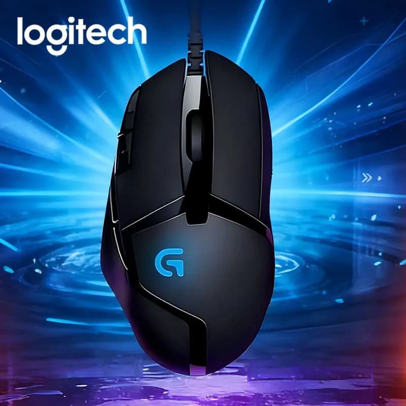 ماوس ألعاب فائق الخفة Logitech G402 مع زمن وصول فائق الانخفاض، وصامت، وصناعة عالية الجودة