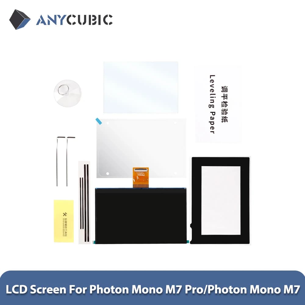 شاشة LCD من ANYCUBIC لطابعة Photon Mono M7 Pro / Photon Mono M7 ثلاثية الأبعاد