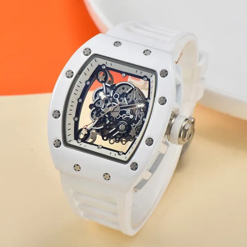 Luxury Quartz Men’s Wristwatch 2025 New Fashion Trend Automatic Waterproof Male Watch Luminous Transparent Watches - 2