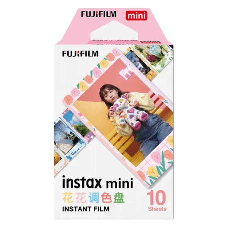10 Sheets Fujifilm Instax Mini 11 8 9 Film Flower color palette Fuji Instant Photo Paper For 70 7s 50s 90 25 Share SP-1 Camera - 2