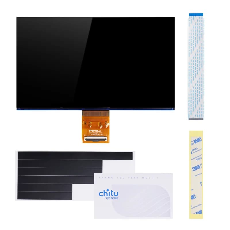شاشة LCD أحادية اللون أصلية Anycubic Photon Mono M5s Pro / Mono M7/ M7 Pro مقاس 10.1 بوصة بدقة 14K قطعة غيار للطابعة ثلاثية الأبعاد - 3