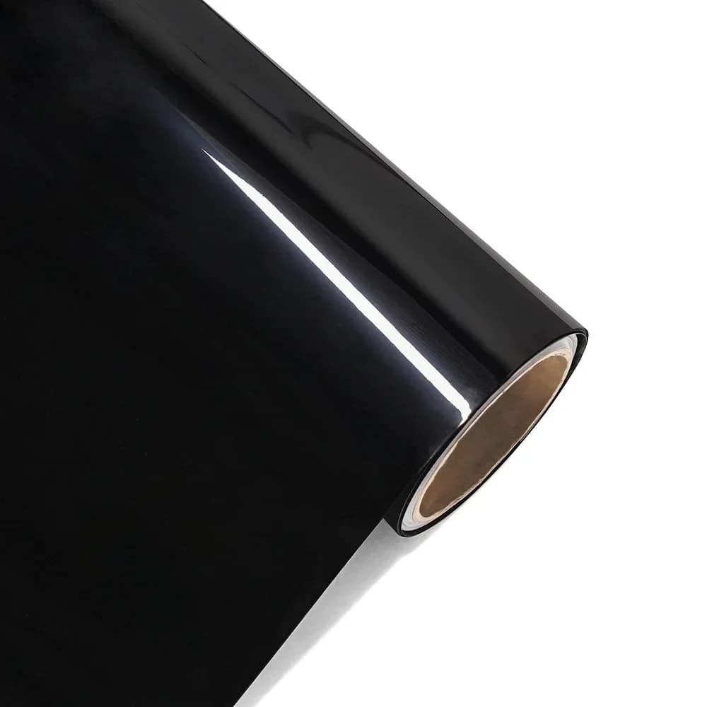 Ultra Gloss PET Piano Black Vinyl Wrap Film Sticker Auto Decoration Accessories Glossy Black Self Adhesive Vinyl Bubble Air Free - 4