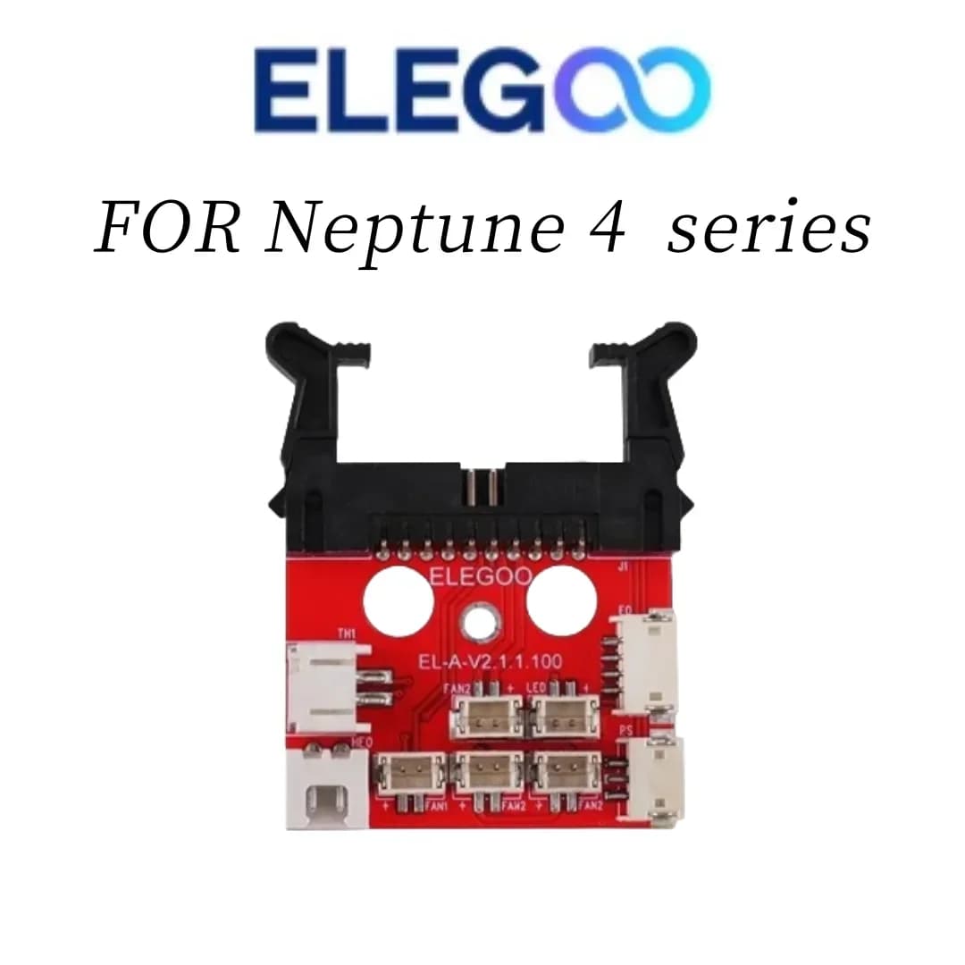 لوحة محول الطارد Elegoo Neptune 3/4 برو بلس ماكس الرسمية الأصلية ملحقات طابعة ثلاثية الأبعاد