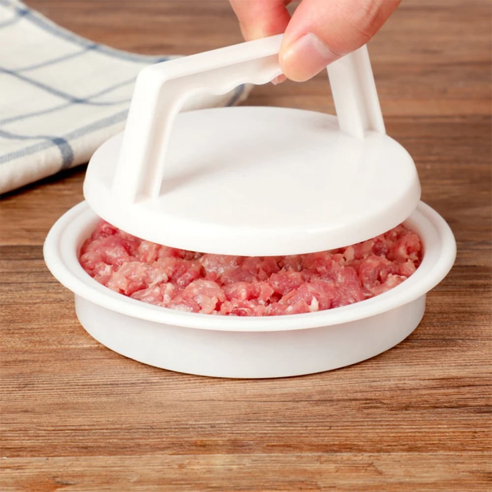 1pc Hamburger Press Stuffed Burger Press Plastic Meat Grill Party BBQ Burger Maker Mould Hamburger Maker Kitchen Tool - 2