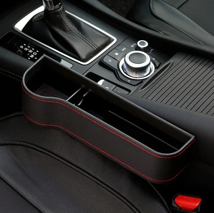 Car Seat Gap Filler Storage Box Multifunction Car Crevice Storage Box Organizer Auto Seat Slit Card Pocket Phone Cup Holder - 3