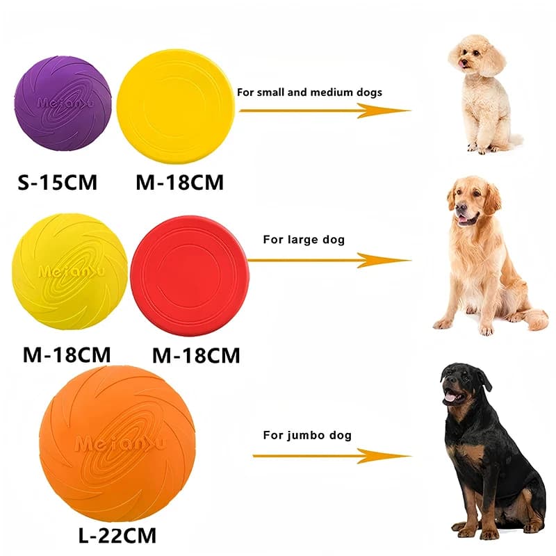 Silicone Flying Disc Toys Multifunction Pet Puppy Training Toys Outdoor Interactive Game Pet Dogs Supplies - 4