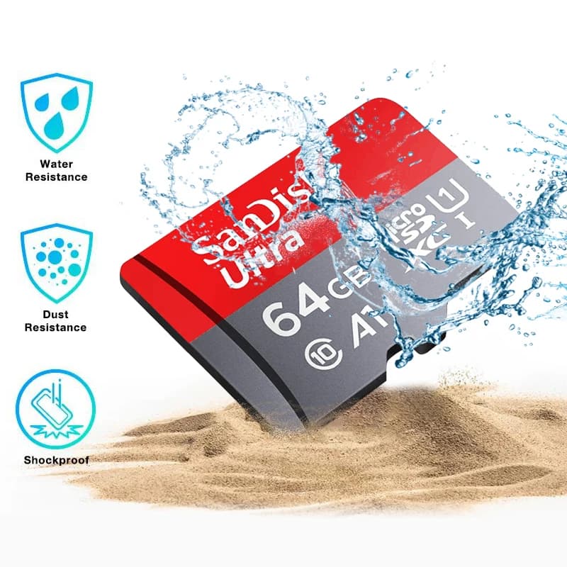 Original SanDisk Memory card 32GB 64GB Class10 128GB 100MB/s UHS-I flash micro SD Card C10 Ultra A1 microSDHC/SDXC - 2