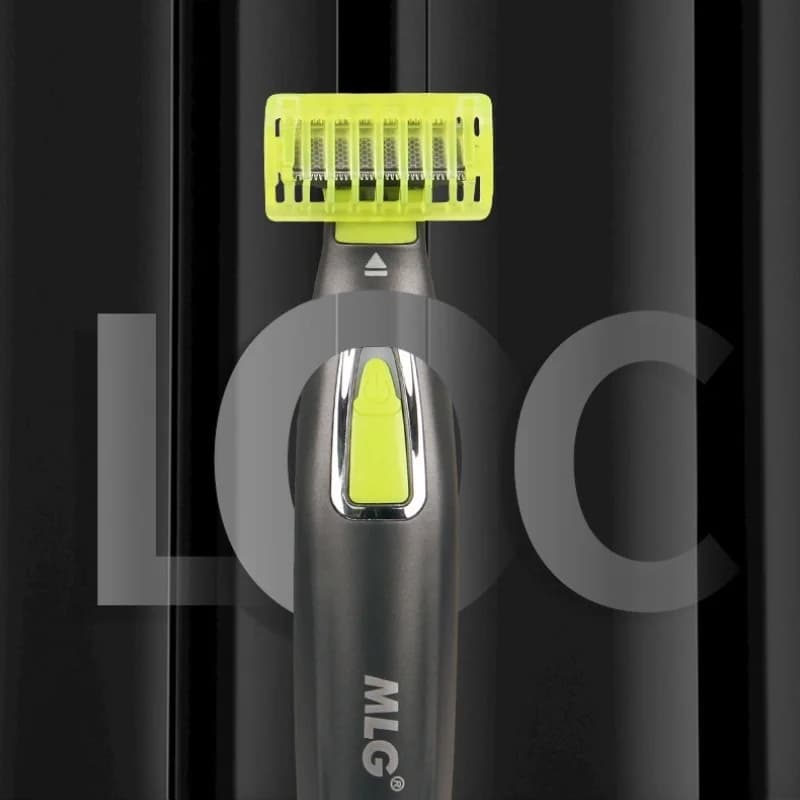 MLG رأس استبدال واحد/علبة ماكينة حلاقة كهربائية مقاومة للماء قابلة للشحن عبر USB لحلاقة اللحية والجسم والشعر للرجال - 4