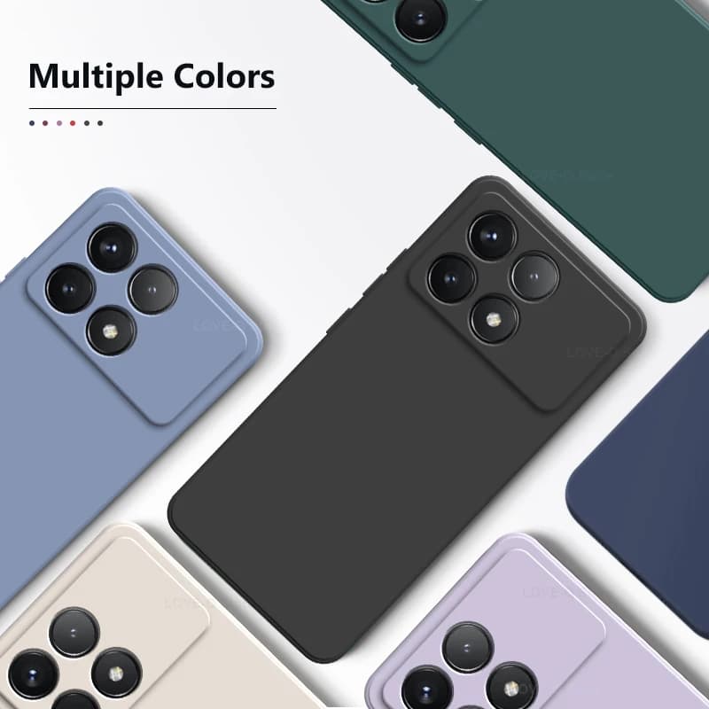 غطاء Poco X6 Pro سيليكون سائل مقاوم للصدمات أغطية هواتف لجهاز Xiaomi Poco X6 Pro Poco X 6 Prо X6Pro Pocox6 Pro 5G غطاء TPU ناعم - 6