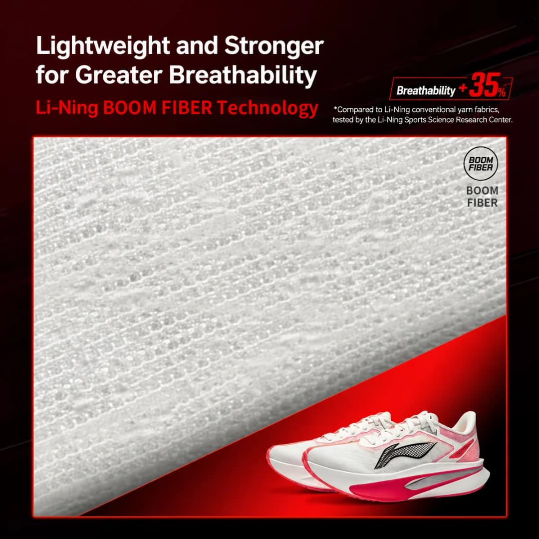 Li-Ning Men's FEIDIAN 6 CHALLENGER Racing Running Shoes SUPER BOOM Lightweight Reflective LiNing Competition Sneakers ARMW003 - 2
