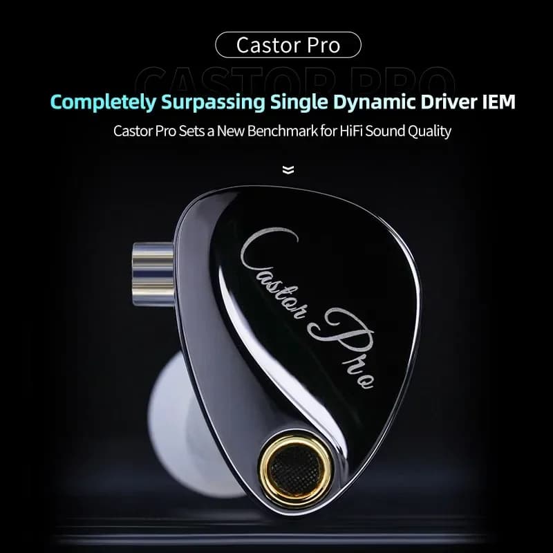 KZ Castor PRO in Ear Earphones Dynamic High-end Tunable Earbuds HiFi Sound Quality Bass Headsets Music Game Headphones IEMs - 3