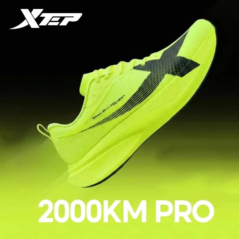 أحذية الجري للرجال XTEP 2000km PRO ربيع 2026 ناعمة متينة ثابتة مريحة خفيفة الوزن حذاء رياضي رجالي 874219110026