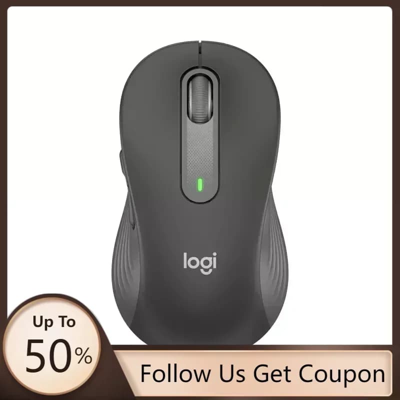 فأرة Logitech M650 M650L لاسلكية، بلوتوث، صامتة، تقنية استشعار متقدمة، أزرار قابلة للبرمجة
