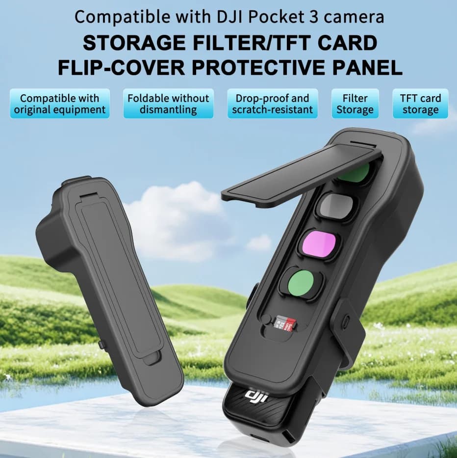 حامل قاعدة مكتبي حامل مغناطيسي جراب DJI Osmo Pocket 3 عدة إكسسوارات حامل ثلاثي القوائم عصا سيلفي واقي شاشة زجاجي - 4