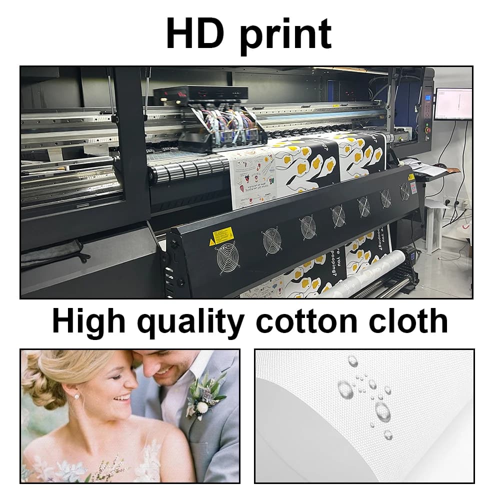 لوحة قماشية مخصصة صور زفاف حديثة لحياة العائلة وملصقات مطبوعة مخصصة الحجم ديكور جدران غرفة المعيشة المنزلية - 5