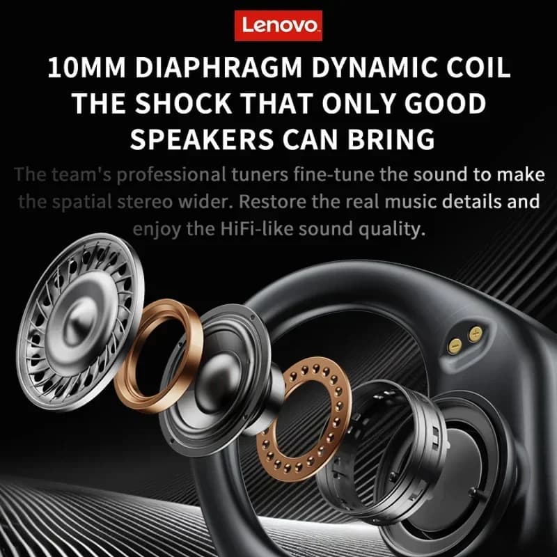 Lenovo ThinkPlus Earphone XT80 Wireless Bluetooth Sport Noise Reduction Earbuds HiFi Stereo Game Music Headphones Long Standby - 5