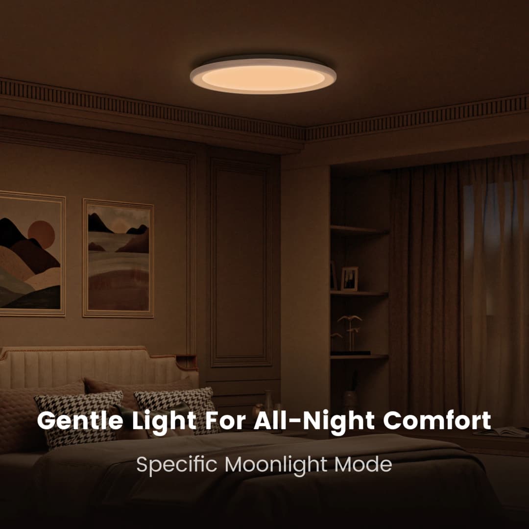 YEELIGHT RGB Smart Ceiling Light Mars RGB 16 Million Colors Edge Light WiFi Connection Smart Voice Control Ra90 Supports Mi Home - 5