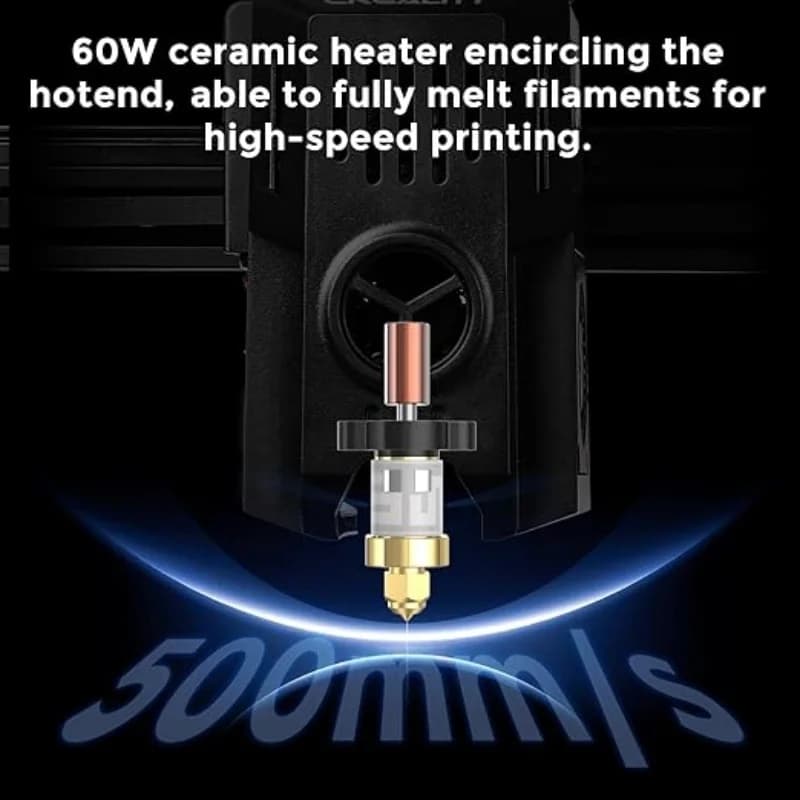 طقم فوهة ساخنة سيراميك Creality Ender 3 V3 KE بدرجة حرارة عالية 300°C لمكبس الطاردة لطابعة K1/K1 Max - 4