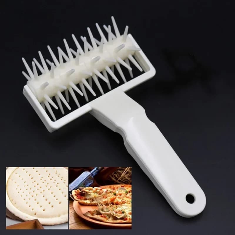 Pizza Roller Pin Pizza Cookies Baking Tools Plastic Dough Roller Pastry Pie Needle Wheels Cutter Sewing Machine Bread Hole Punch - 4