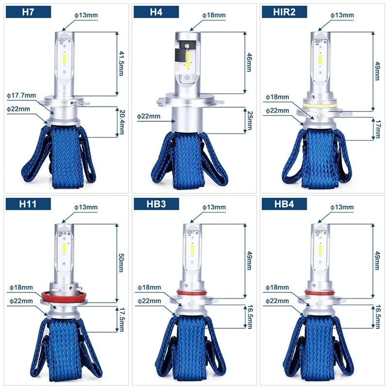 فيليبس ألتنيون إيسنشال LED ضوء H4 H7 HB3 HB4 H8 H11 H16 6000K مصباح أبيض LED HIR2 9012 9005 9006 كشاف أوتوماتيكي، زوج واحد - 2