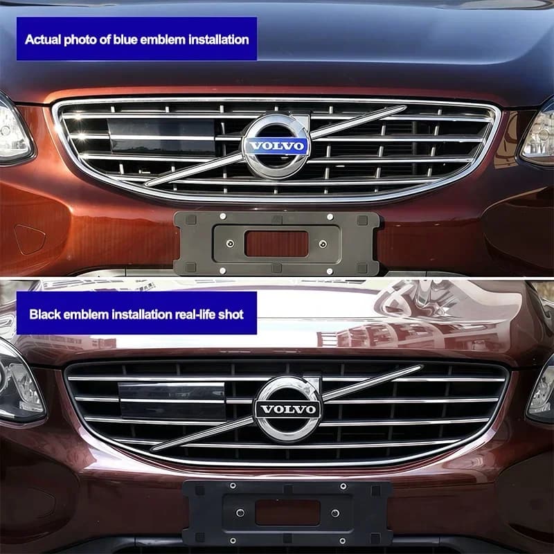 ملصق شعار عجلة القيادة من ABS لسيارات فولفو EX90 V60 V40 XC90 S60 XC60 V50 V70 S90 XC40 S80 T6، إكسسوارات تزيين - 3