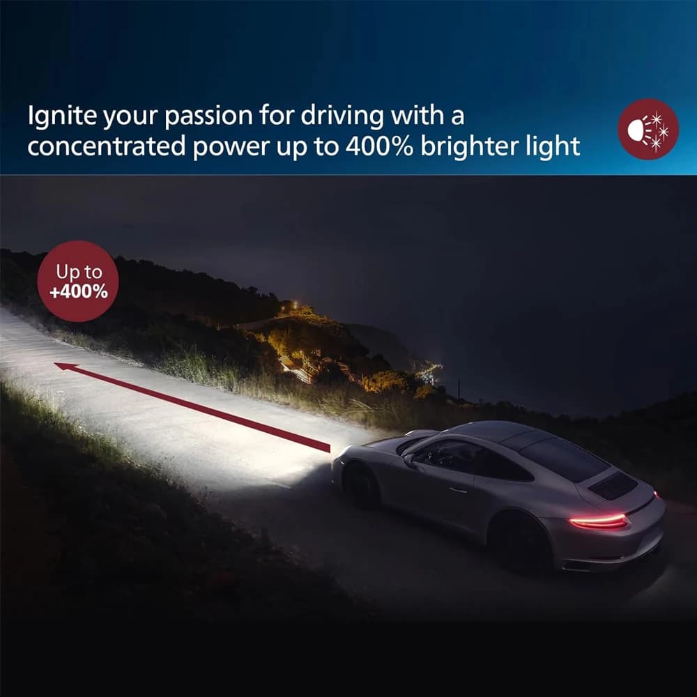Philips Ultinon Pro9200 HL H11 H9 H7 H4 Car LED Headlight New Version HB3 HB4 9005 9006 12V +400% Cool White 5800K High Low Beam - 4