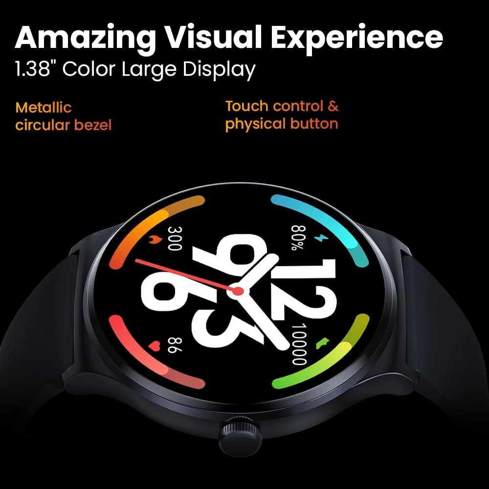 New HAYLOU Solar Lite Voice Calling Smart Watch 1.38" HD Screen Smartwatch 24H Health Monitor 100+ Sports Modes 100+ Watch Faces - 3