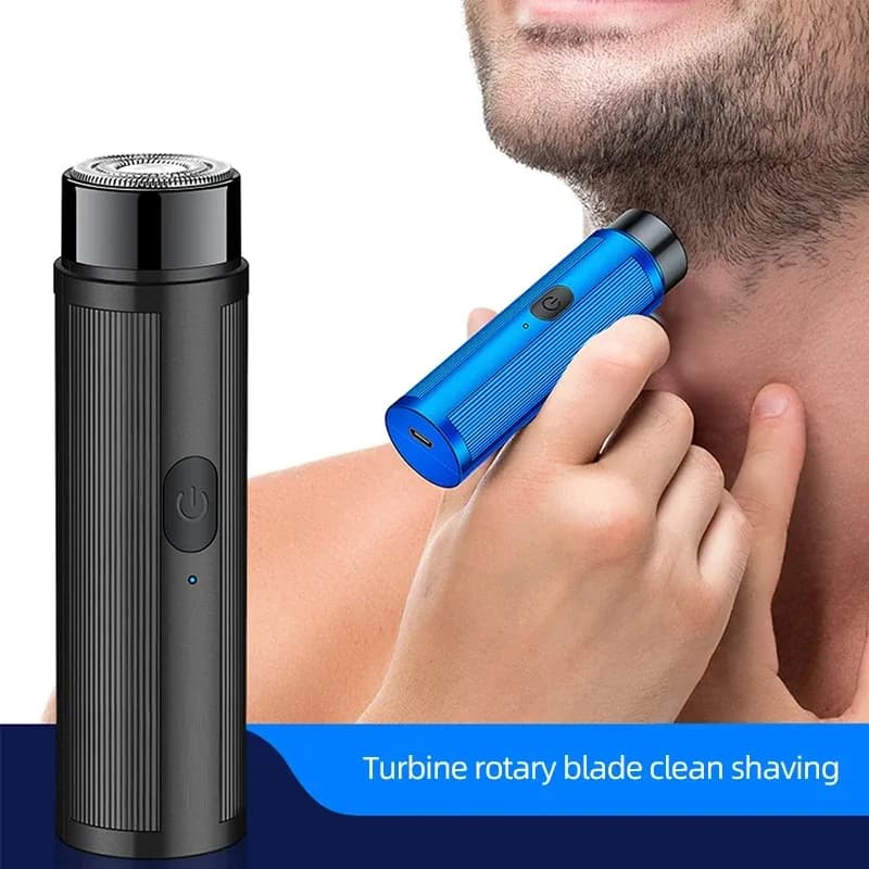 Portable Mini Electric Shaver – Rechargeable, Unisex (Men & Women) & Car-Compatible Grooming Tool - 4