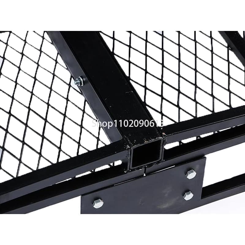 59X20inch Car Rear Luggage Box Trailer Basket Car Luggage Rack Car Pull Cargo Travel Rack 500 lbs Capacity 2-in Adapter Shank - 4